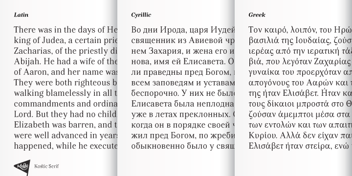 Kostic Serif